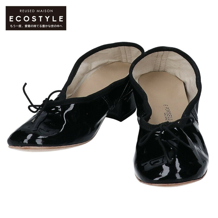 楽天市場】PORSELLI ポルセリ 【新品同様】パテント デコルテヒール  