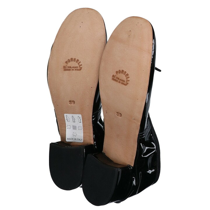 楽天市場】PORSELLI ポルセリ 【新品同様】パテント デコルテヒール  