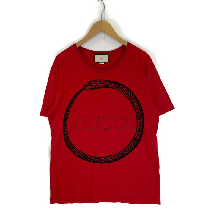楽天市場】GUCCI グッチ 493117 スネークロゴプリントTシャツ トップス 