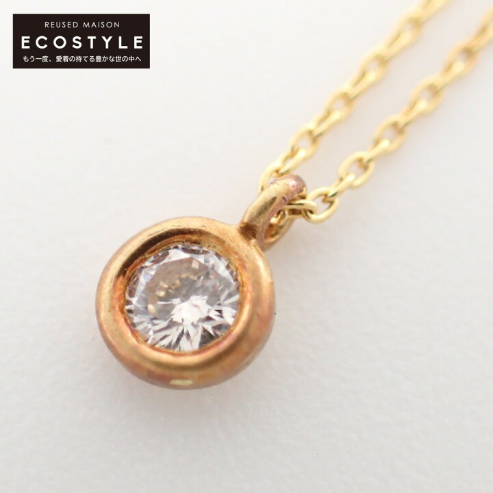 楽天市場】hum ハム K18 0.10ct kumo ダイヤモンド ロングチェーン  