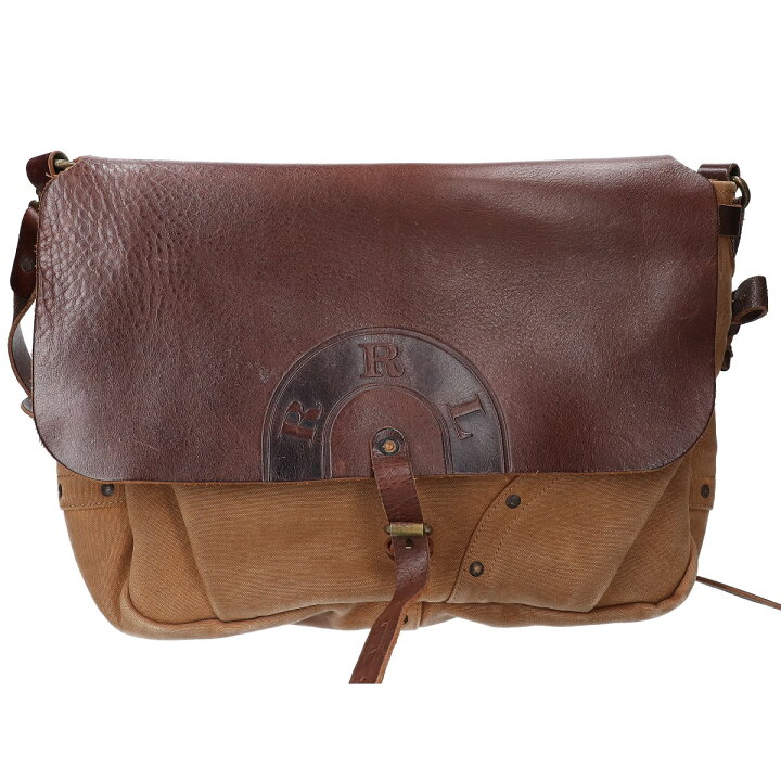 楽天市場】RRL ダブルアールエル CS/LTR MAIL BAG レザー/キャンバス  