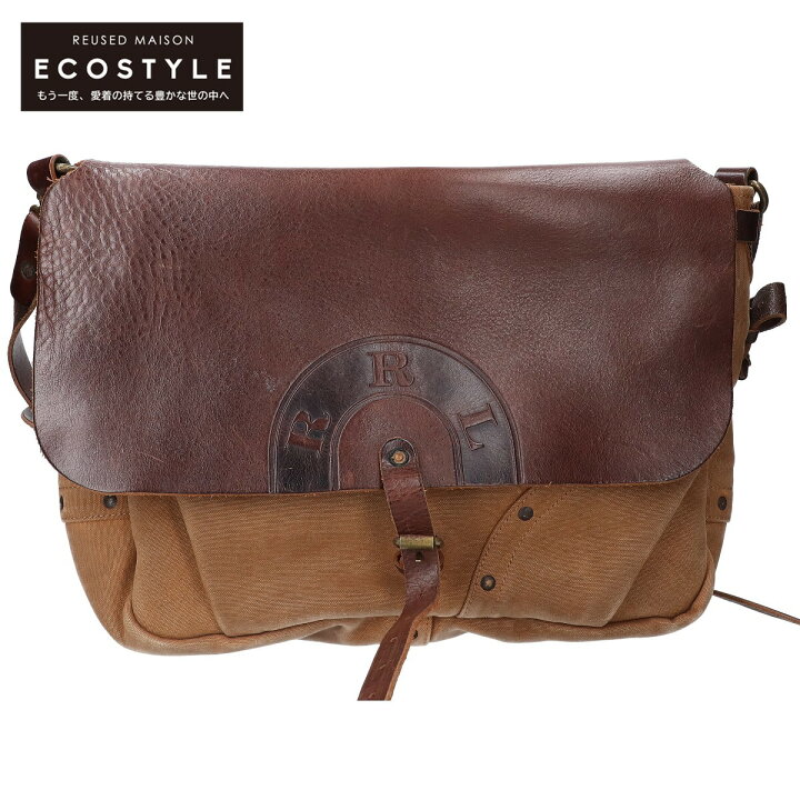 楽天市場】RRL ダブルアールエル CS/LTR MAIL BAG レザー/キャンバス  