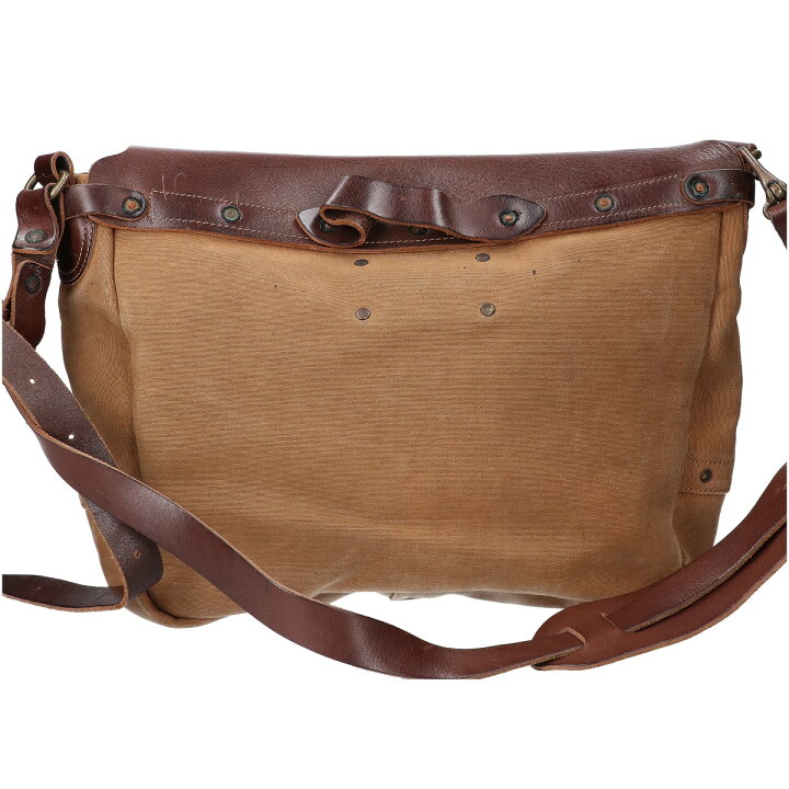 楽天市場】RRL ダブルアールエル CS/LTR MAIL BAG レザー/キャンバス  