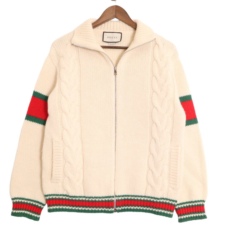 楽天市場】GUCCI グッチ 【美品/国内正規】599311 ケーブルニット 