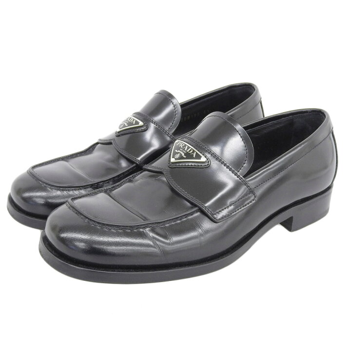 楽天市場】PRADA プラダ PRADA プラダ ロゴプレート ローファー 