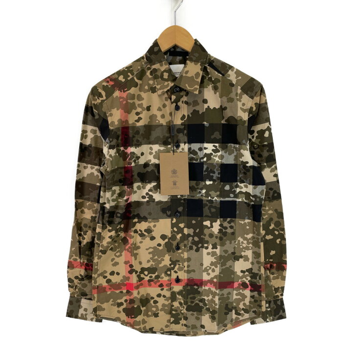 楽天市場】BURBERRY バーバリー 8029830 カモフラ チェック柄長袖 