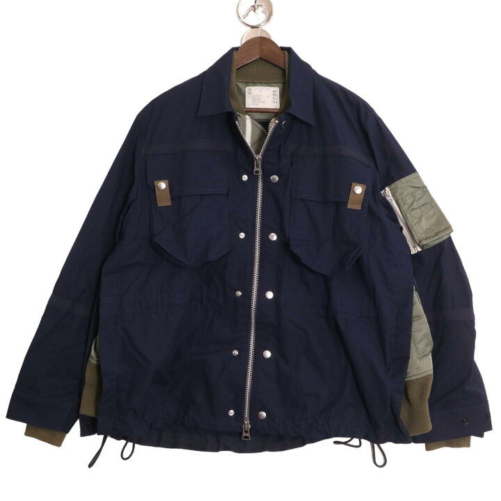楽天市場】sacai サカイ 22‐02709M 22SS ネイビー ドッキングナイロン 