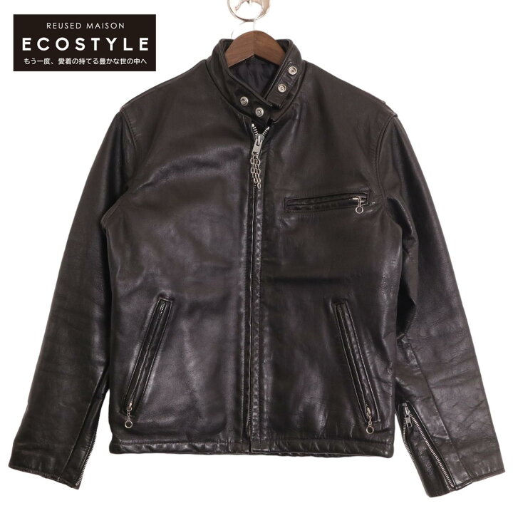 楽天市場】SCHOTT ショット ブラック 6410 シングル ライダース 