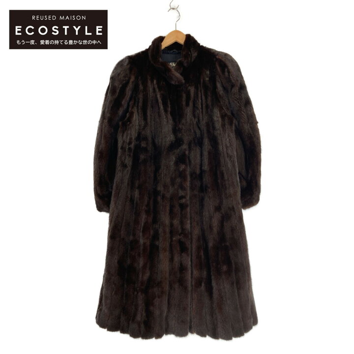 楽天市場】EMBA エンバ 【美品】BLACKGLAMA ミンクファー ロング 