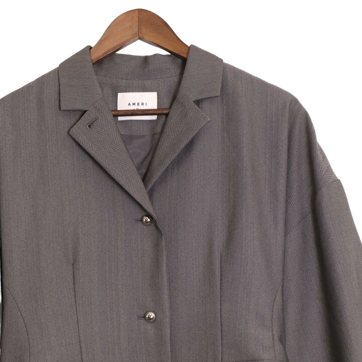 楽天市場】AMERI アメリ 2WAY HERRINGBONE JACKET DRESS ワンピース M  