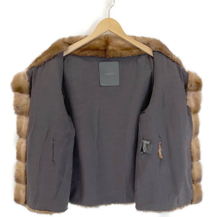 楽天市場】FENDI フェンディ 【美品】ミンクファー ジャケット 40 