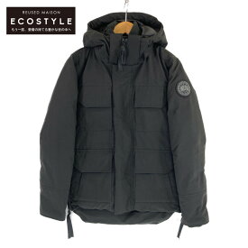 CANADA GOOSE カナダグース 4550MB ブラックラベル メイトランドパーカー ダウンジャケット ジャケット XS ブラック メンズ 【中古】