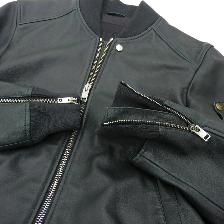 楽天市場】DIESEL ディーゼル DIESEL ディーゼル MA-1 レザー ジップ 