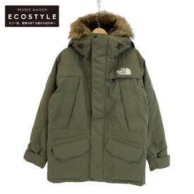 THE NORTH FACE ノースフェイス ニュートープ ND92032 アンタークティカパーカー コート L カーキ メンズ 【中古】