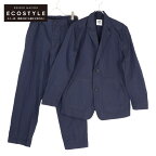 ISSEY MIYAKE A-POC イッセイミヤケエイポック 21SS TYPE-U-002 ネイビー ポリエステル 2Bジャケット・パンツ セットアップ スーツ 3 ネイビー メンズ 【中古】