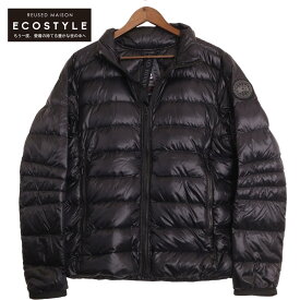 CANADA GOOSE カナダグース 2228MB ブラック クロフトン ライトダウンジャケット ジャケット M ブラック メンズ 【中古】