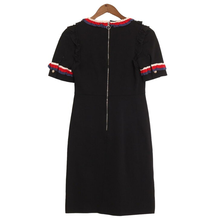 楽天市場】GUCCI グッチ 457070 X54L1 ウェビングライン ブラック V 