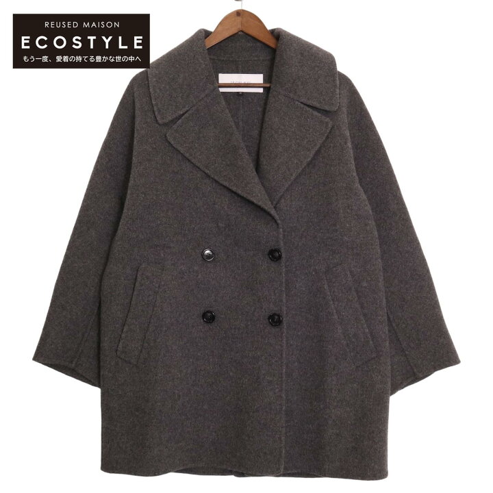 楽天市場】LE CIEL BLEU ルシェルブルー 23AW グレー ウール ダブル  