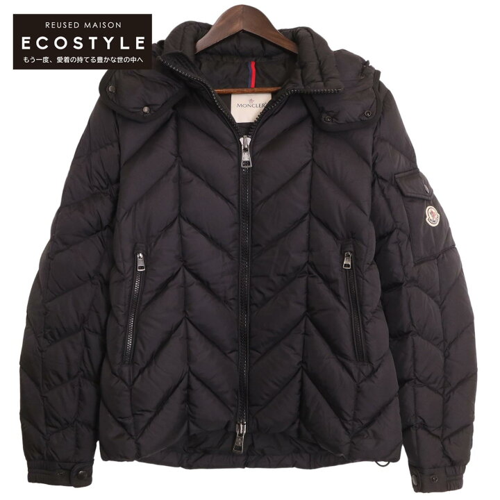 楽天市場】MONCLER モンクレール 黒 BERRIAT/ベリア キルティング 