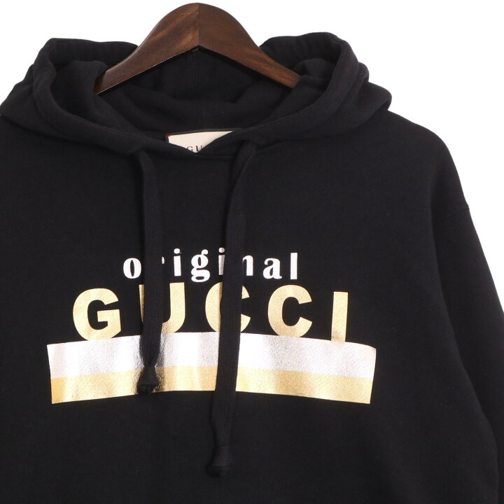 楽天市場】GUCCI グッチ 610127 黒 ロゴ フーテッド ドレス ワンピース  
