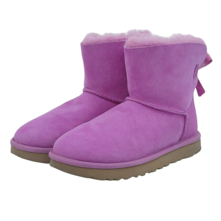 楽天市場】UGG アグ 美品 UGG アグ ミニ ベイリー ボウ 2 ムートン 