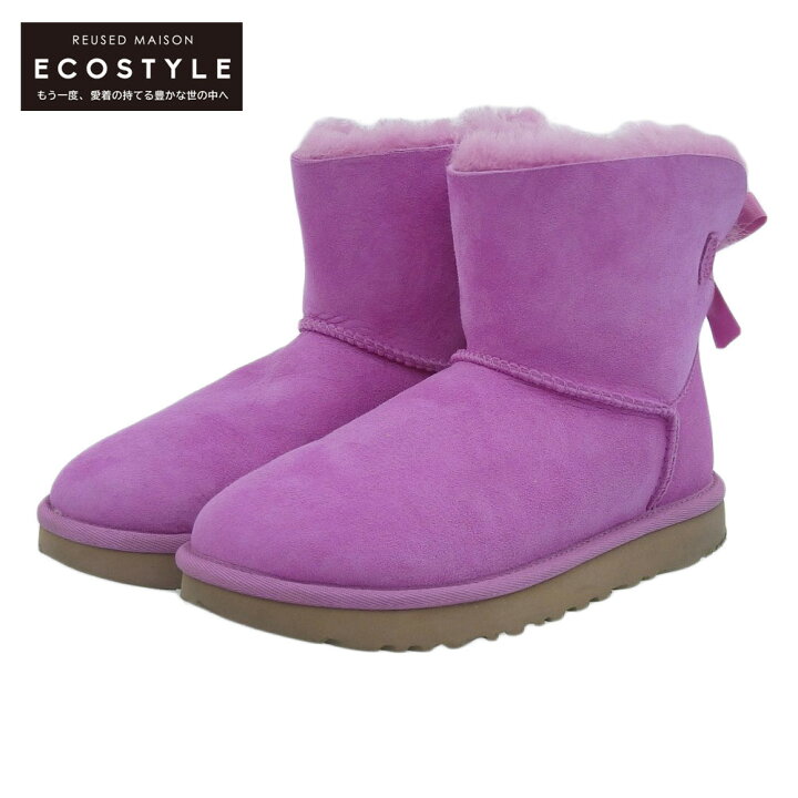 楽天市場】UGG アグ 美品 UGG アグ ミニ ベイリー ボウ 2 ムートン 