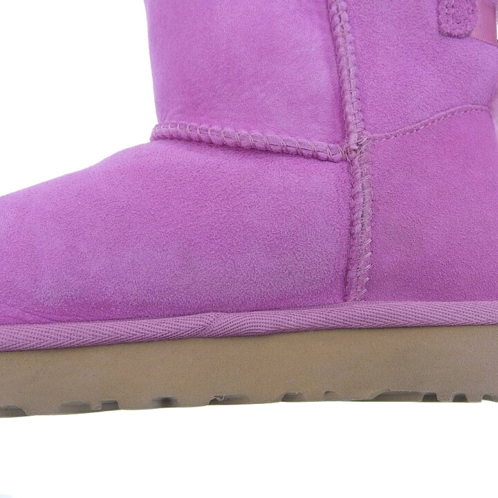 楽天市場】UGG アグ 美品 UGG アグ ミニ ベイリー ボウ 2 ムートン 