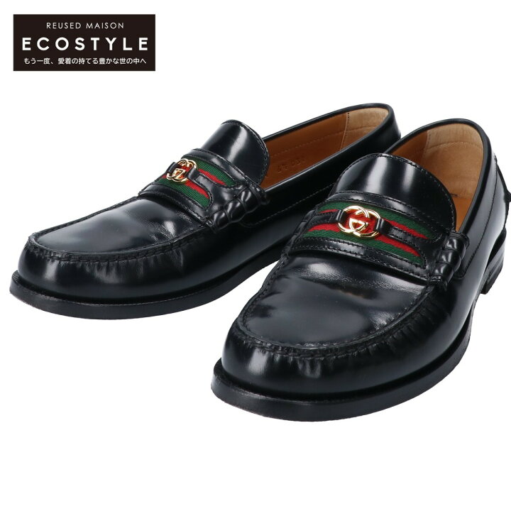 楽天市場】GUCCI グッチ 644724 GGシェリーライン レザー ローファー  