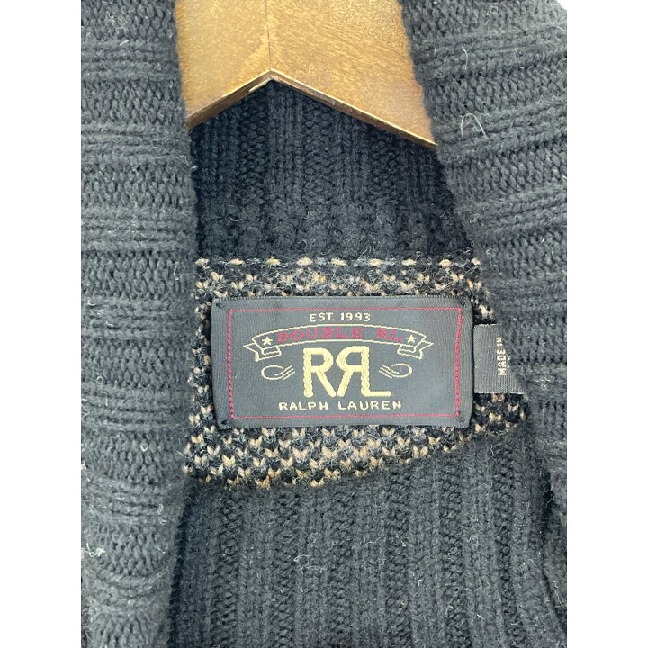 楽天市場】RRL ダブルアールエル ブラック ウール×リネン ネイティブ 