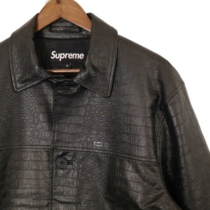 楽天市場】Supreme シュプリーム 22SS Faux Croc Car Coat コート S  