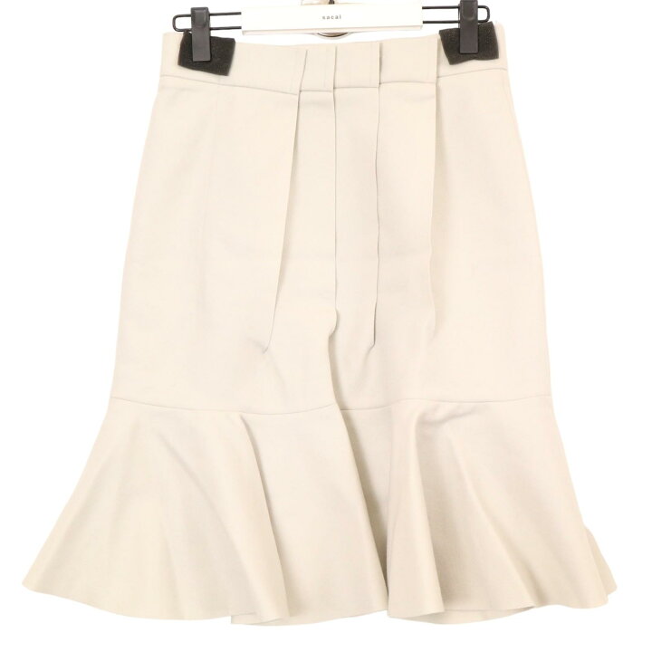 楽天市場】sacai サカイ 23-06955 23SS Wool Melton Skirt スカート 2 
