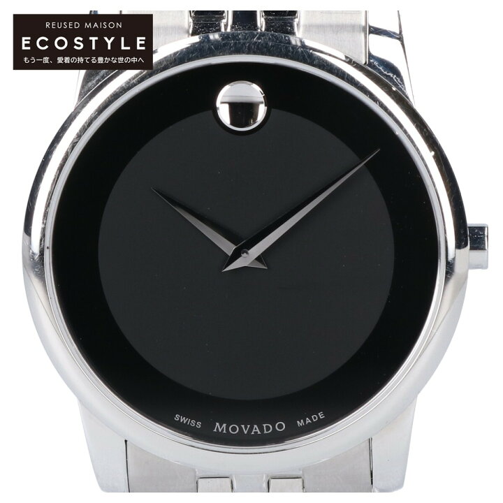 楽天市場】MOVADO モバード MUSEUMミュージアム 黒文字盤 クオーツ  