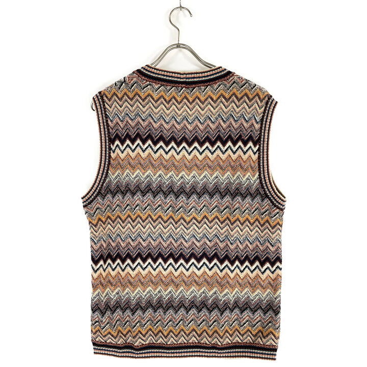 楽天市場】MISSONI ミッソーニ 521511 ﾏﾙﾁｶﾗｰ 総柄 ﾆｯﾄﾍﾞｽﾄ ベスト 48 
