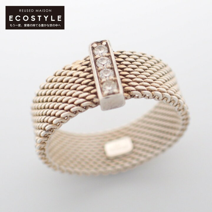 楽天市場】TIFFANY&Co. ティファニー 【美品】SV925 4Pダイヤモンド 