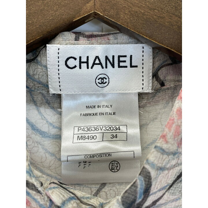 楽天市場】CHANEL シャネル 美品 国内正規 P43636 V32034 シルク 