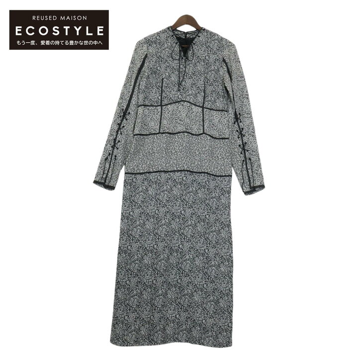 楽天市場】AMERI アメリ ブラック×ホワイト VINTAGE JACQUARD DRESS  