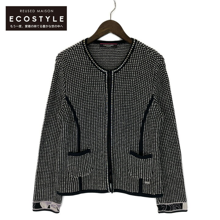 楽天市場】LEONARD レオナール モノトーン ラインストーンライニング  