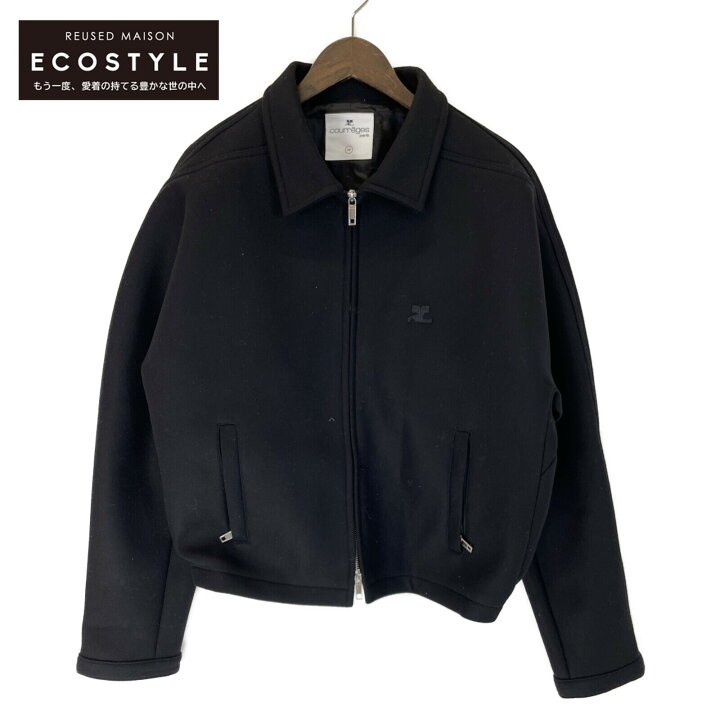 楽天市場】Courreges クレージュ 323CBL046WO00349999 WOLL ZIPPED  