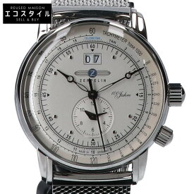 Zeppelin ツェッペリン 【新品同様】7640M-1 100周年記念モデル LZ1 クオーツ 腕時計 シルバー メンズ 【中古】