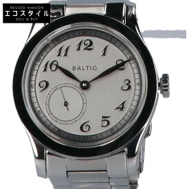 BALTIC バルチック 【美品】マイクロローター MR01 シースルーバック 自動巻き 腕時計 シルバー メンズ 【中古】