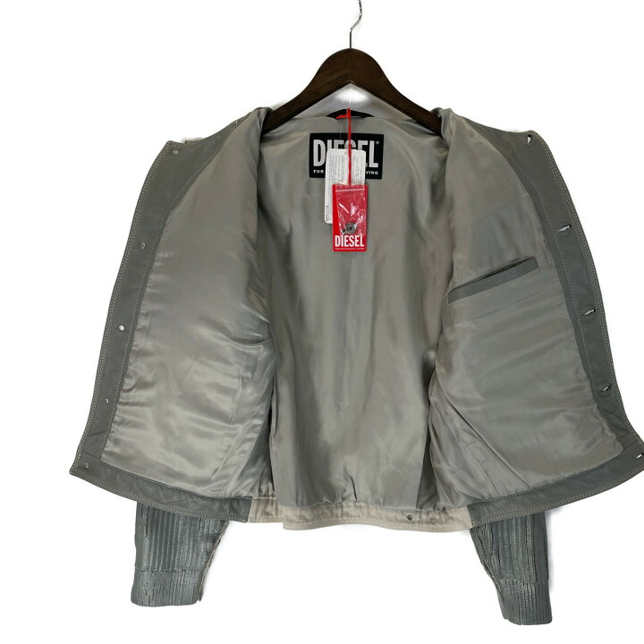 楽天市場】DIESEL ディーゼル グレー L-BAS ダメージ加工 パッチワーク  
