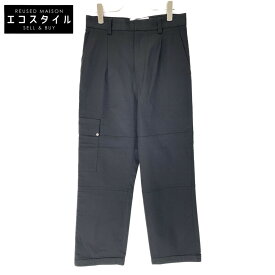 LOEWE ロエベ H526Y04WAT ブラック CARGO TROUSERS パンツ ボトムス 44 ブラック メンズ 【中古】