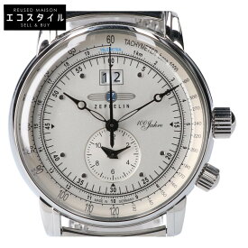 Zeppelin ツェッペリン 【新品同様】7640M-1 100周年記念モデル LZ1 クオーツ 腕時計 シルバー メンズ 【中古】