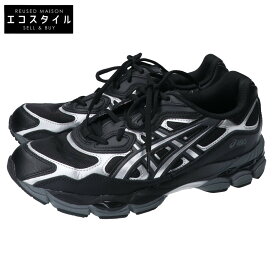 asics アシックス 【美品】1203A280 GEL-NYC テック スニーカー シューズ 26.5cm Black/Graphite Grey メンズ 【中古】