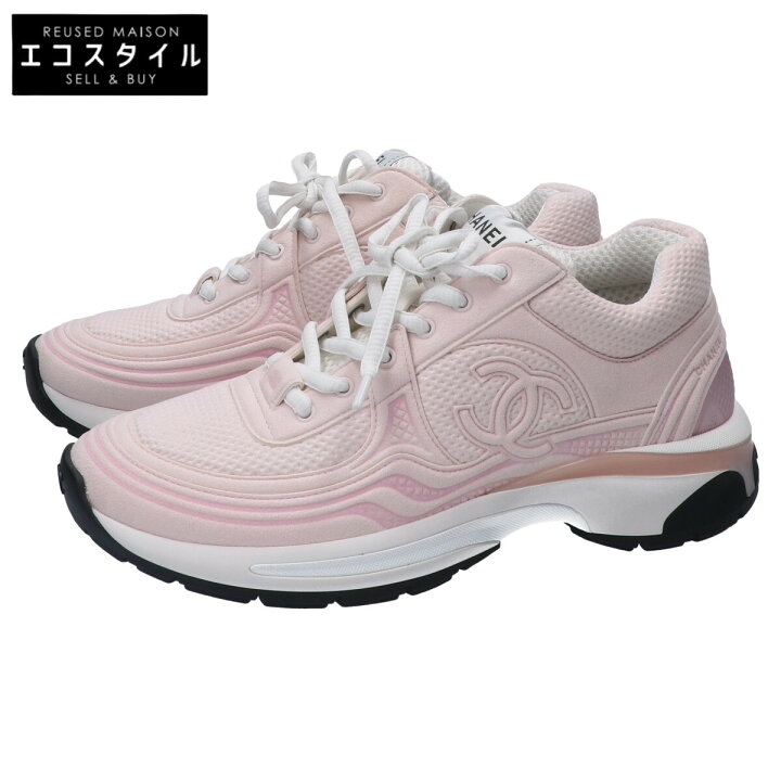 楽天市場】CHANEL シャネル 新品同様 24S G45077 B16748 スニーカー  