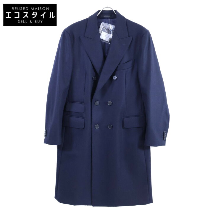 BARNEYS NEWYORKバーニーズニューヨークチェスターコートネイビー 