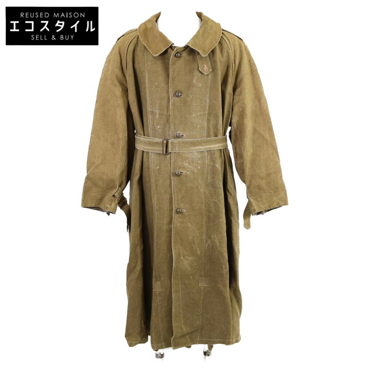 楽天市場】VINTAGE ヴィンテージ 30s カーキ コットンリネン フランス 