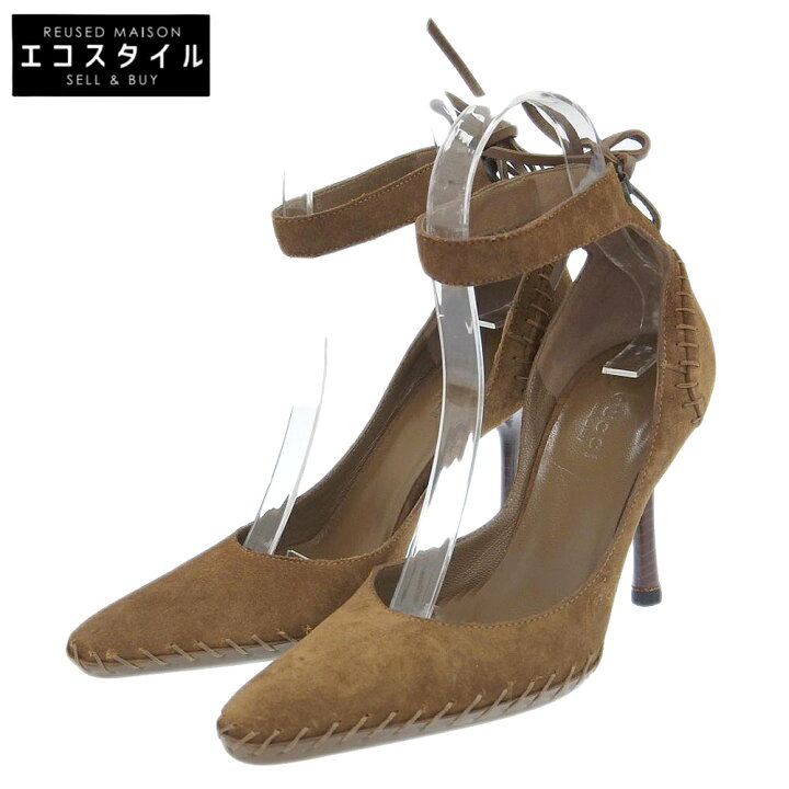 楽天市場】GUCCI グッチ 美品 GUCCI グッチ スエード バックストラップ 