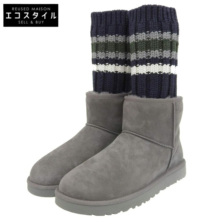楽天市場】UGG アグ 新品同様 UGG アグ ×SACAI KNIT CLASSIC MINI II 