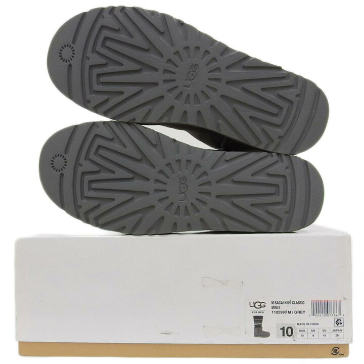 楽天市場】UGG アグ 新品同様 UGG アグ ×SACAI KNIT CLASSIC MINI II 